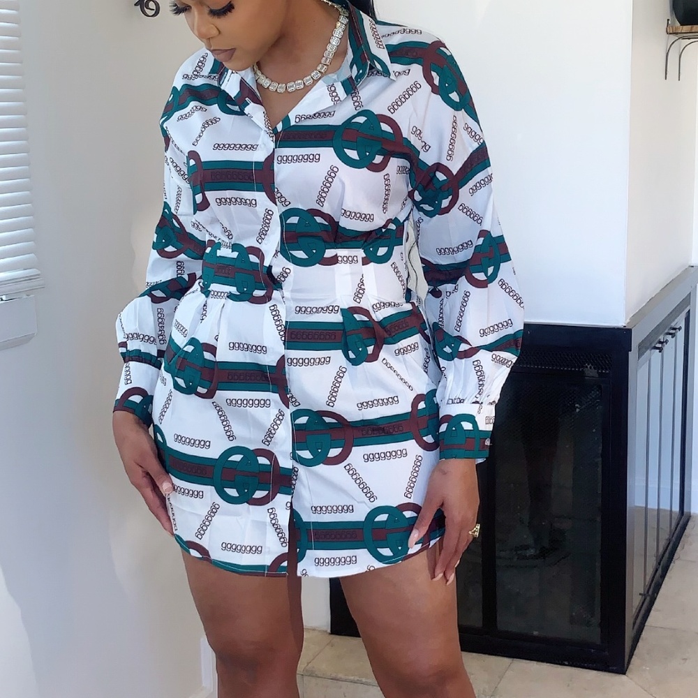 GG Shirt Dress